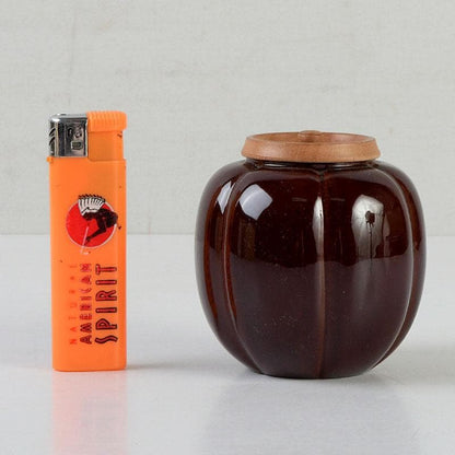 Akoda Tea Caddy by Kuze Soshun – Japanese Natsume – Gourde Form – Japan