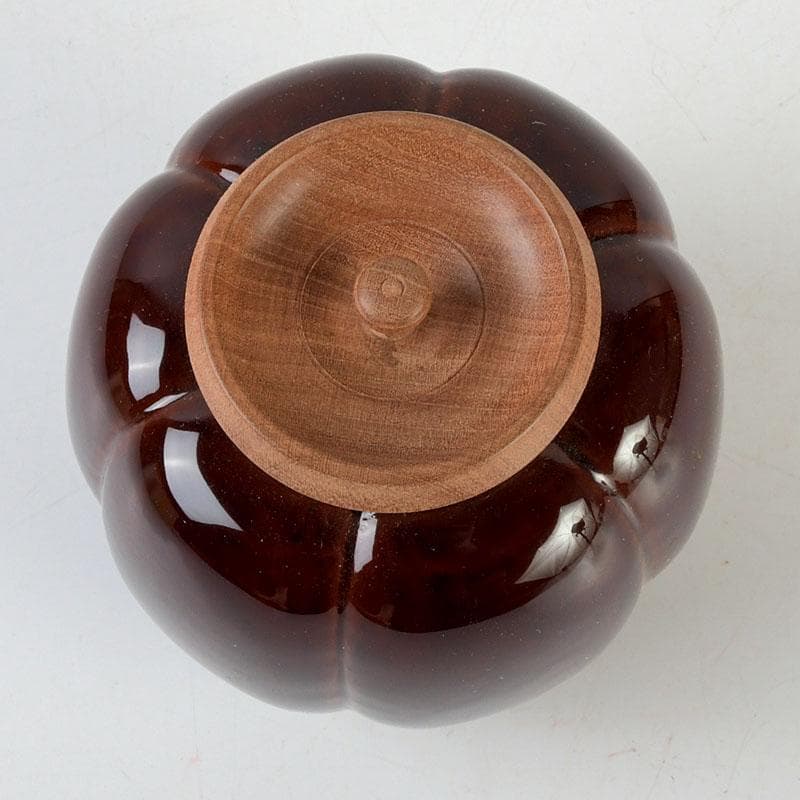 Akoda Tea Caddy by Kuze Soshun – Japanese Natsume – Gourde Form – Japan