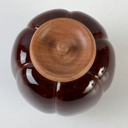 Akoda Tea Caddy by Kuze Soshun – Japanese Natsume – Gourde Form – Japan