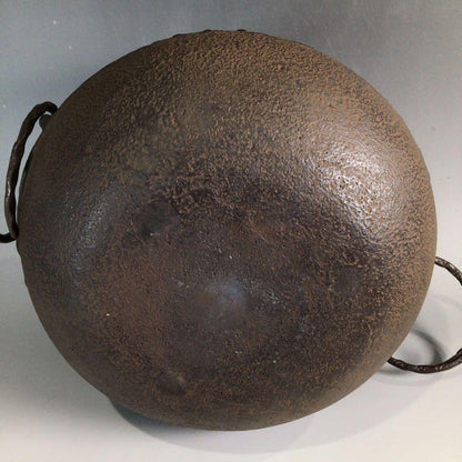 Mandaiya Chagama Tea Kettle by Wada Minosuke XII - Cast Iron with Signed Box