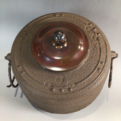 Mandaiya Chagama Tea Kettle by Wada Minosuke XII - Cast Iron with Signed Box
