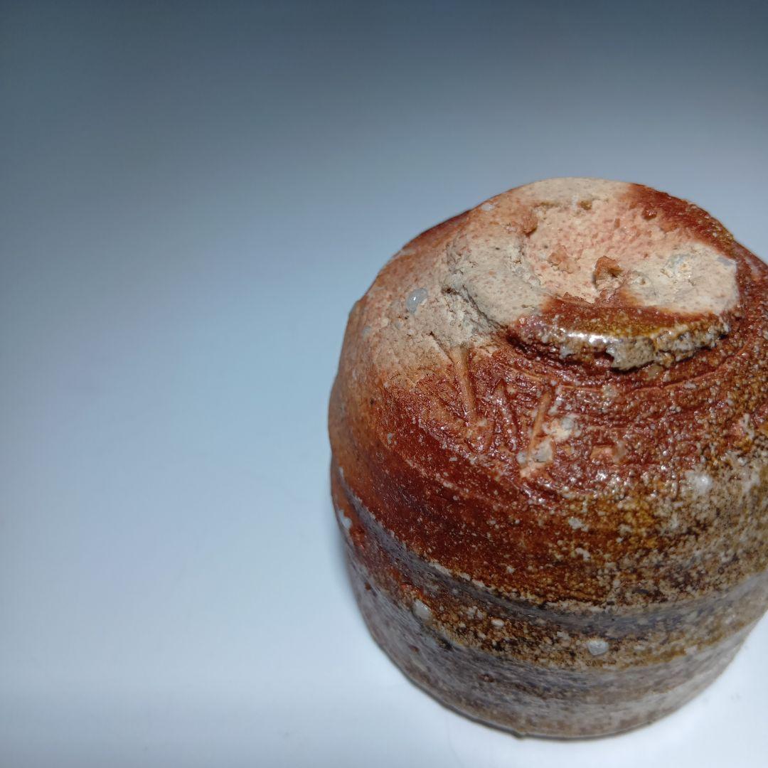 Shigaraki Guinomi by Michio Furutani – Japanese Sake Cup – Anagama Stoneware – Japan