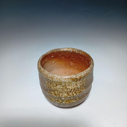 Shigaraki Guinomi by Michio Furutani – Japanese Sake Cup – Anagama Stoneware – Japan