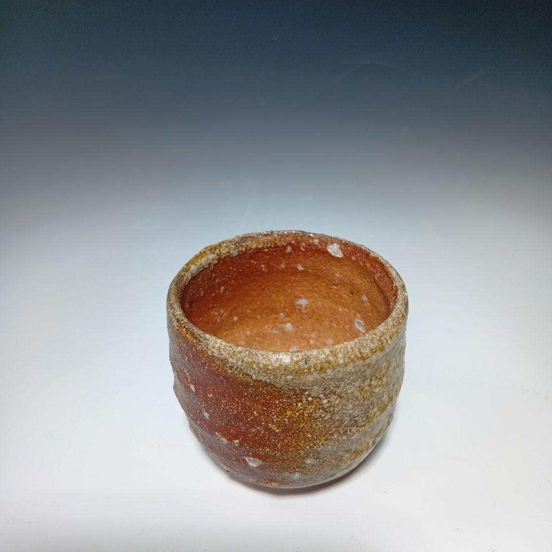 Shigaraki Guinomi by Michio Furutani – Japanese Sake Cup – Anagama Stoneware – Japan