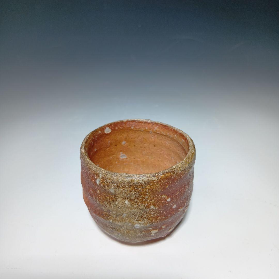 Shigaraki Guinomi by Michio Furutani – Japanese Sake Cup – Anagama Stoneware – Japan