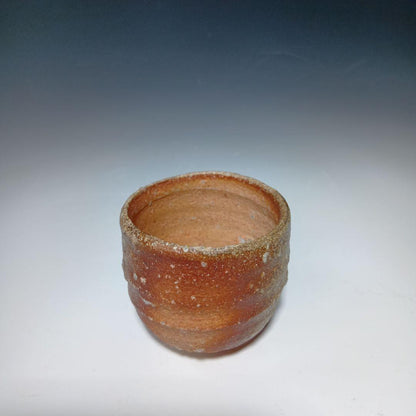 Shigaraki Guinomi by Michio Furutani – Japanese Sake Cup – Anagama Stoneware – Japan