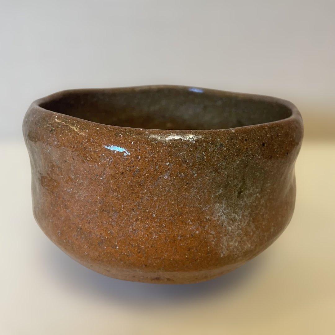 3rd Gen Nakamura Donen Red Raku Tea Bowl — Hand-Formed, Tomobako