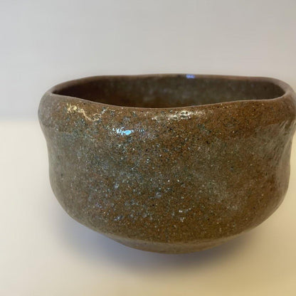 3rd Gen Nakamura Donen Red Raku Tea Bowl — Hand-Formed, Tomobako