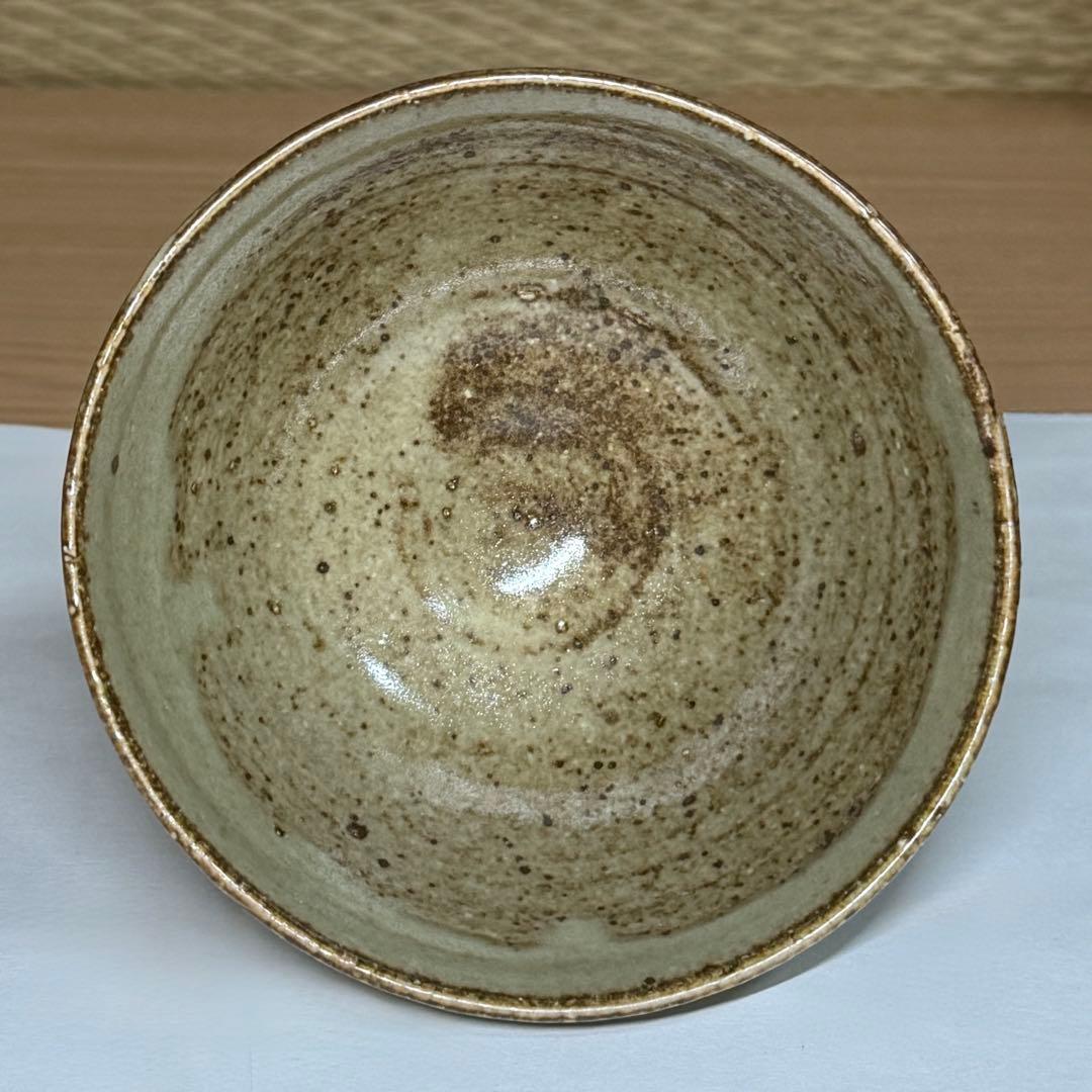 Meimeian Tea Bowl by Nagira Yasuhisa - Green Glaze Chawan with Signed Box