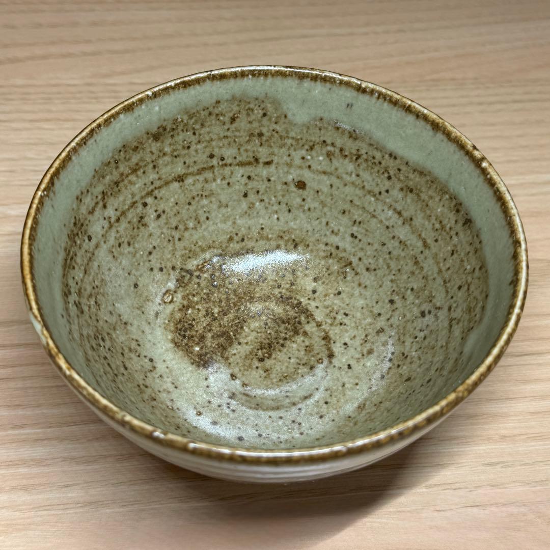 Meimeian Tea Bowl by Nagira Yasuhisa - Green Glaze Chawan with Signed Box