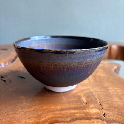 Chikushi Ano-Yaki — Yohen Kiln-Transformation Tea Bowl | Aurora Glaze, Fukuoka 1984