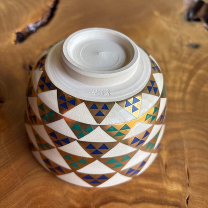 Beni-Shino Tea Bowl by Kato Kizan | Kairagi Crawl Glaze | Mino Ware Matcha Bowl | Wabi Chawan | Japanese Ceramic Art