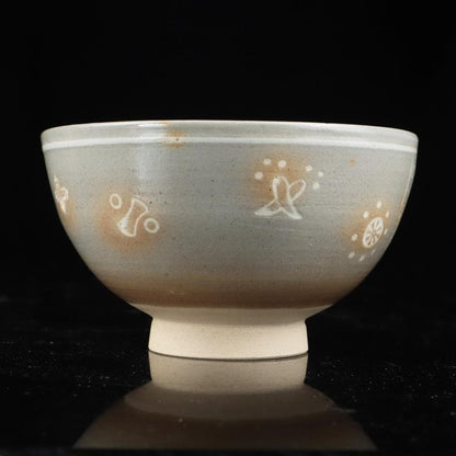 Gohon Tea Bowl by Garaku Kiln – Japanese Chawan – Korean Style Pottery – Japan