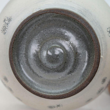 Teratani Kiln — Shin-Korai Hakeme Chrysanthemum Chawan, Tomobako