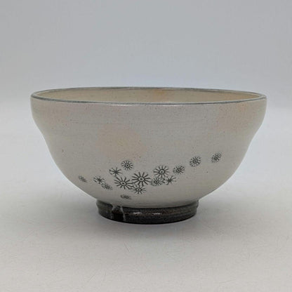 Teratani Kiln — Shin-Korai Hakeme Chrysanthemum Chawan, Tomobako