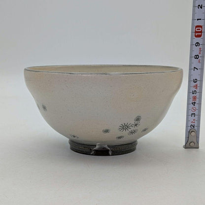 Teratani Kiln — Shin-Korai Hakeme Chrysanthemum Chawan, Tomobako
