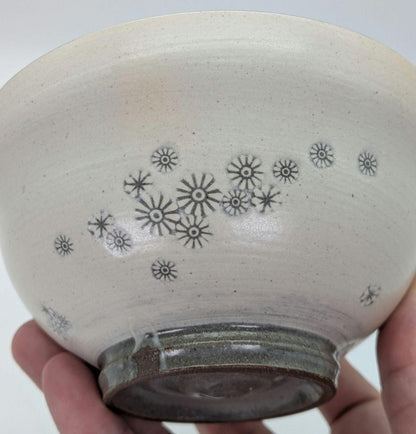 Teratani Kiln — Shin-Korai Hakeme Chrysanthemum Chawan, Tomobako