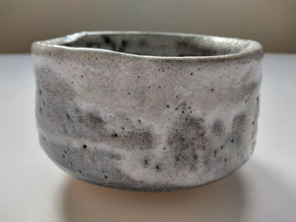 Nezumi Shino Matcha Bowl by Yamaguchi Jotetsu with Signed Box