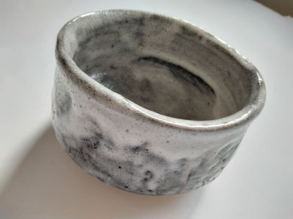 Nezumi Shino Matcha Bowl by Yamaguchi Jotetsu with Signed Box