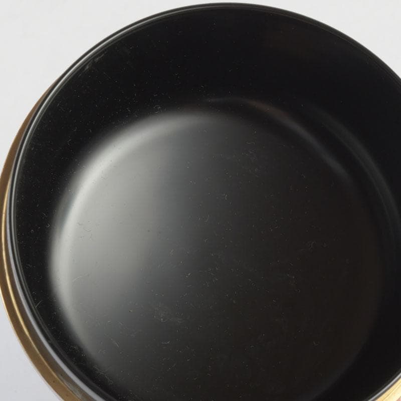 Zuiun Studio Old Pine Maki-e Flat Tea Caddy, Wajima-nuri Art