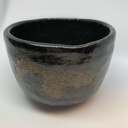 Kuro Raku Tea Bowl by Nishimura Ichiraku — Hoen Kiln Black Chawan, Japanese Tea Ceremony