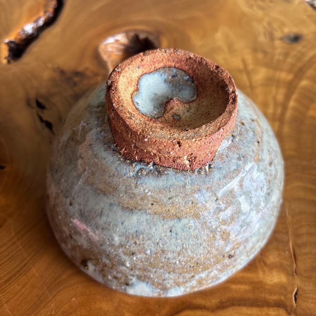 Nama-Toyu Chawan | Raw Ash Glaze Matcha Bowl | Gray-Blue Mineral Surface | Japanese Tea Ceremony