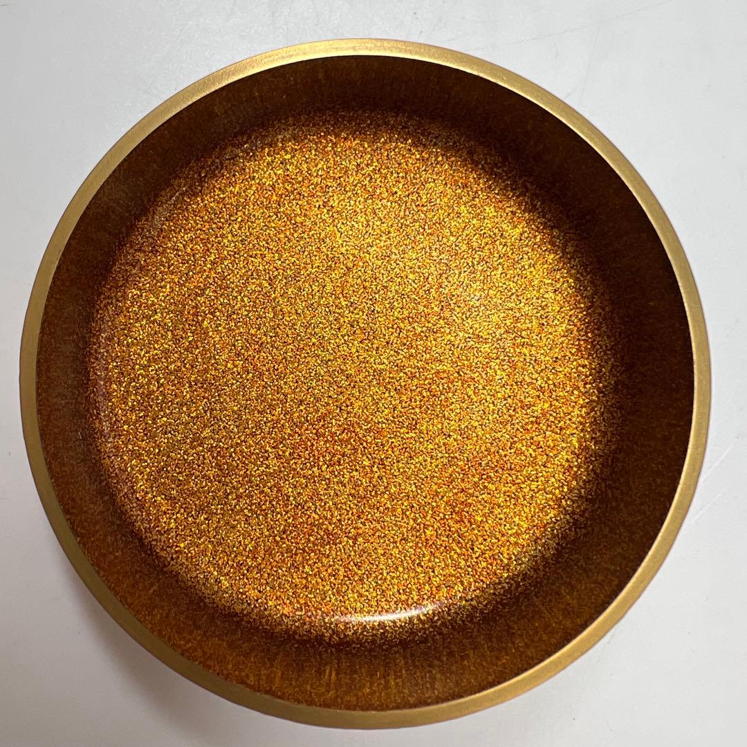 Kitamura Soshin — Matsu Maki-e Natsume Tea Caddy, Full-Body Pine Forest with Gold Nashiji Interior