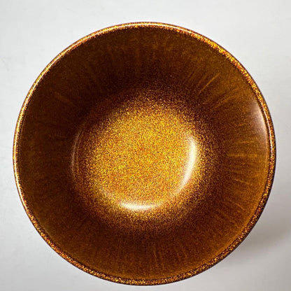 Kitamura Soshin — Matsu Maki-e Natsume Tea Caddy, Full-Body Pine Forest with Gold Nashiji Interior