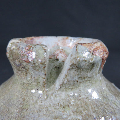 Ido-style Tea Bowl with Crackle Glaze - Korean Inspired Japanese Chawan with Signed Box