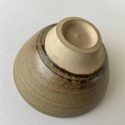 Irabo Tea Bowl by Kato Eiichi - Korean-Style Chawan with Hakeme Marks and Signed Box