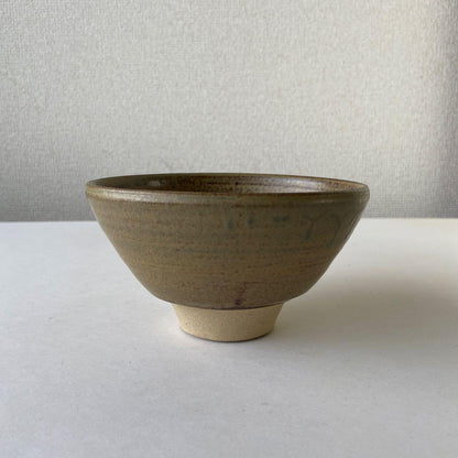 Irabo Tea Bowl by Kato Eiichi - Korean-Style Chawan with Hakeme Marks and Signed Box