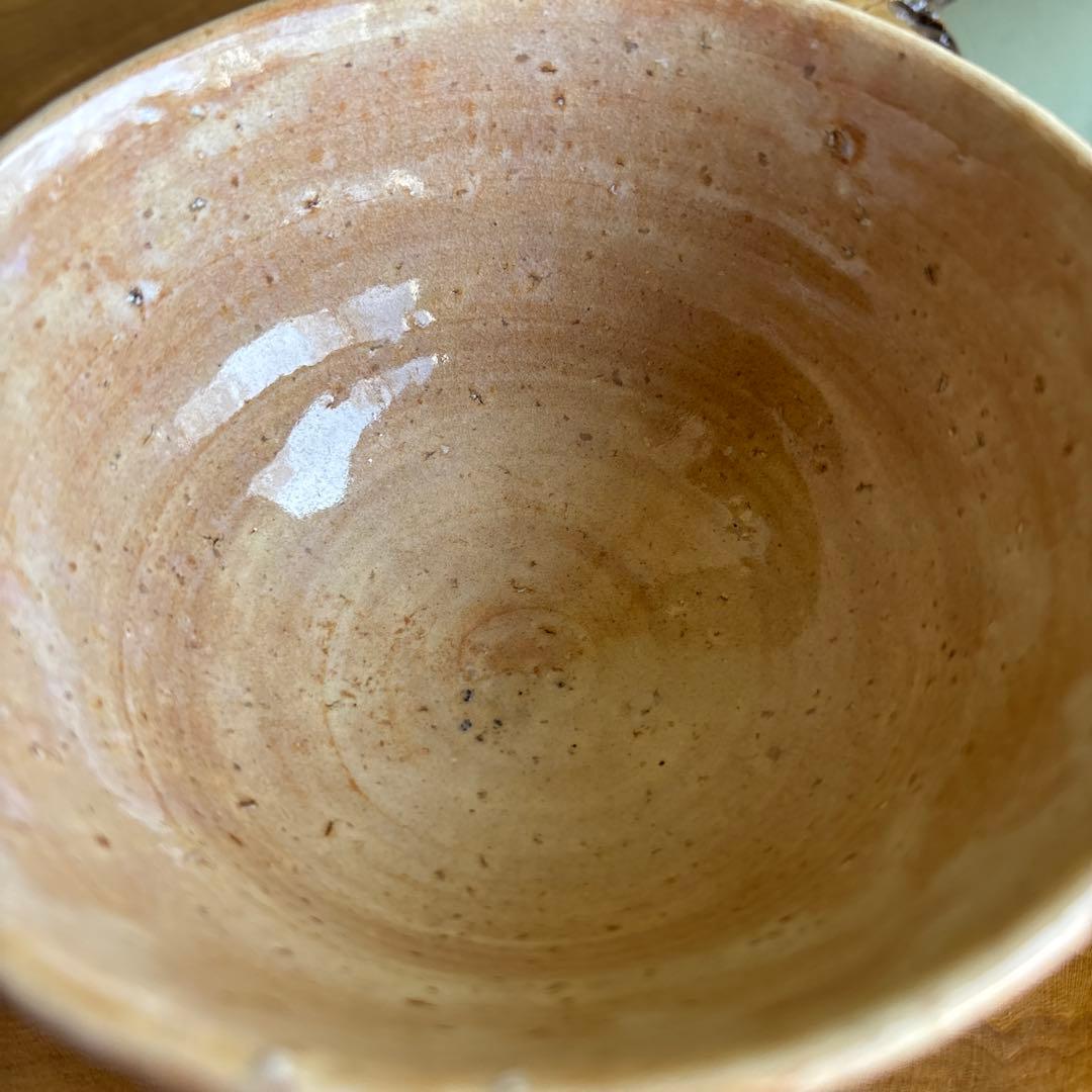 Hagi Ware Matcha Tea Bowl by Tamamura Shogetsu of Kofuan - Idogata Chawan with Signed Tomobako