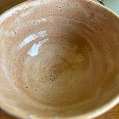 Hagi Ware Matcha Tea Bowl by Tamamura Shogetsu of Kofuan - Idogata Chawan with Signed Tomobako