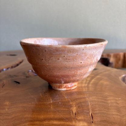 Hagi Ware Matcha Tea Bowl by Tamamura Shogetsu of Kofuan - Idogata Chawan with Signed Tomobako
