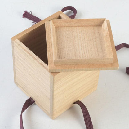Japanese Lacquer Natsume Tea Caddy — Hoshiami Drying Nets Maki-e on Black Urushi | Tsubota Haruhiko | Tomobako