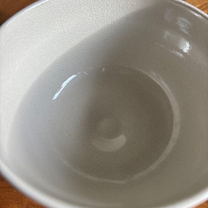Kutani Ware Iro-e Pine Forest Chawan by Mitsui Eiichi - Third Generation Tamekichi