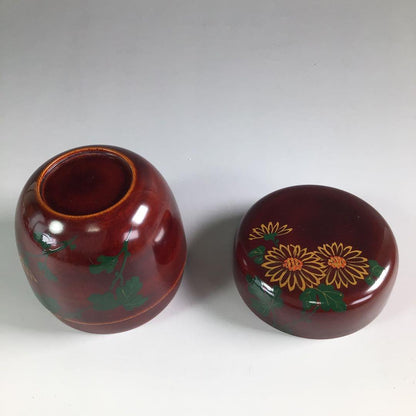 Wada Kinsai Gold Maki-e Chrysanthemum Chu-Natsume Daitoku-ji Authentication