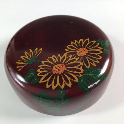 Wada Kinsai Gold Maki-e Chrysanthemum Chu-Natsume Daitoku-ji Authentication
