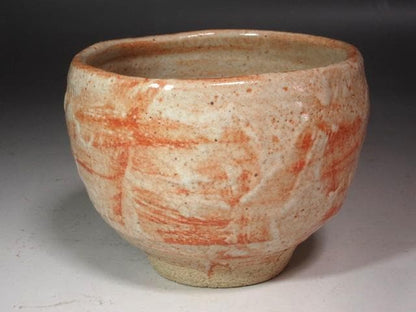 Suzuki Osamu Shino Tea Bowl 'Soshun' — Living National Treasure, Certified 1994