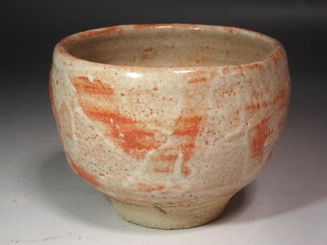 Suzuki Osamu Shino Tea Bowl 'Soshun' — Living National Treasure, Certified 1994