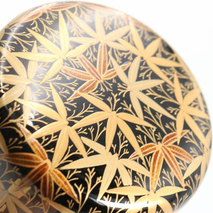 So-Chikurin Bamboo Maki-e O-Natsume by Yoshida Shoun - Gold Lacquer Tea Caddy
