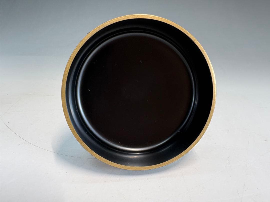 Tada Chuun | Sasa-tsuyu Maki-e Chu-Natsume — Black Lacquer Tea Caddy with Bamboo Dew