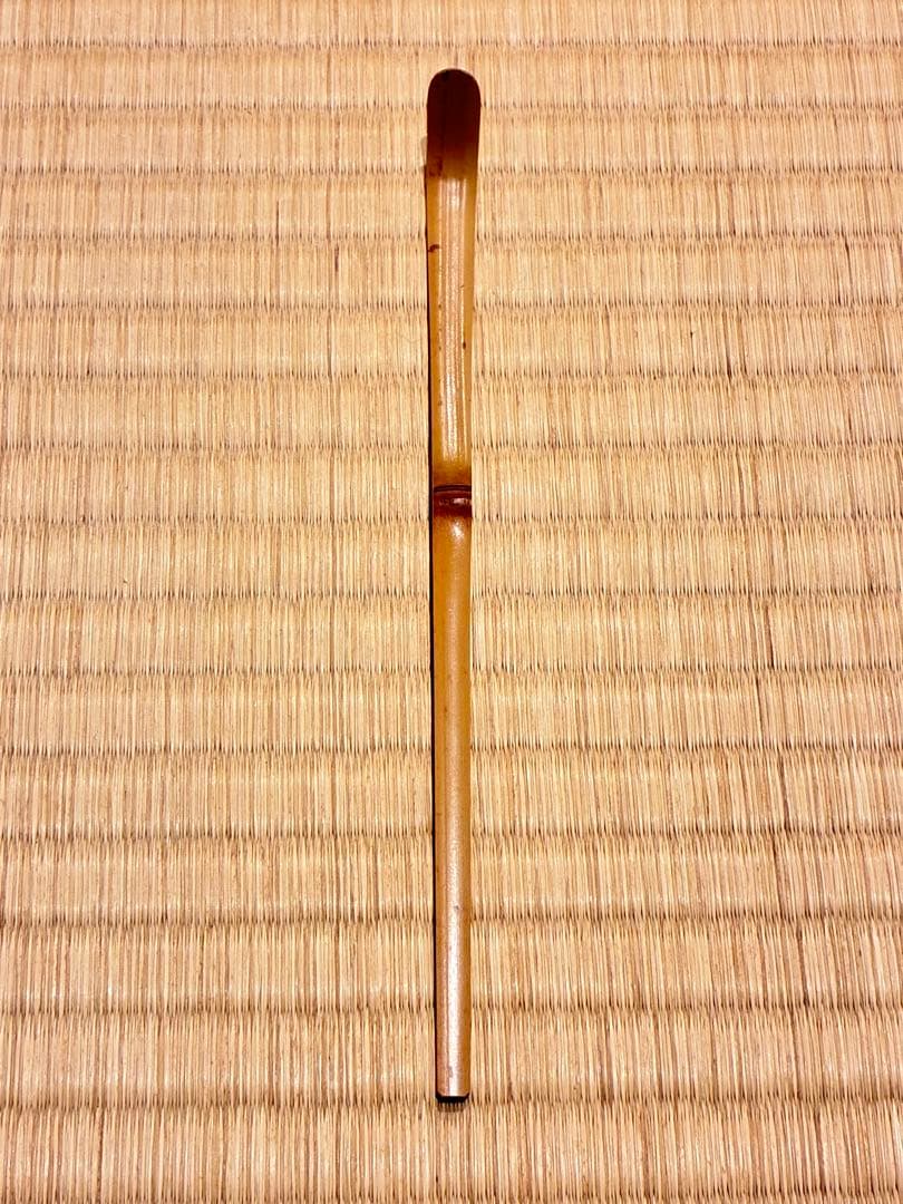 Daitokuji Zen Master Chashaku Fuyu Kodachi - Bamboo Tea Scoop with Signed Box
