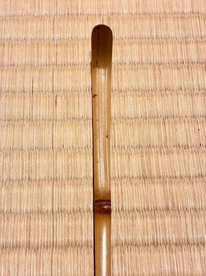 Daitokuji Zen Master Chashaku Fuyu Kodachi - Bamboo Tea Scoop with Signed Box