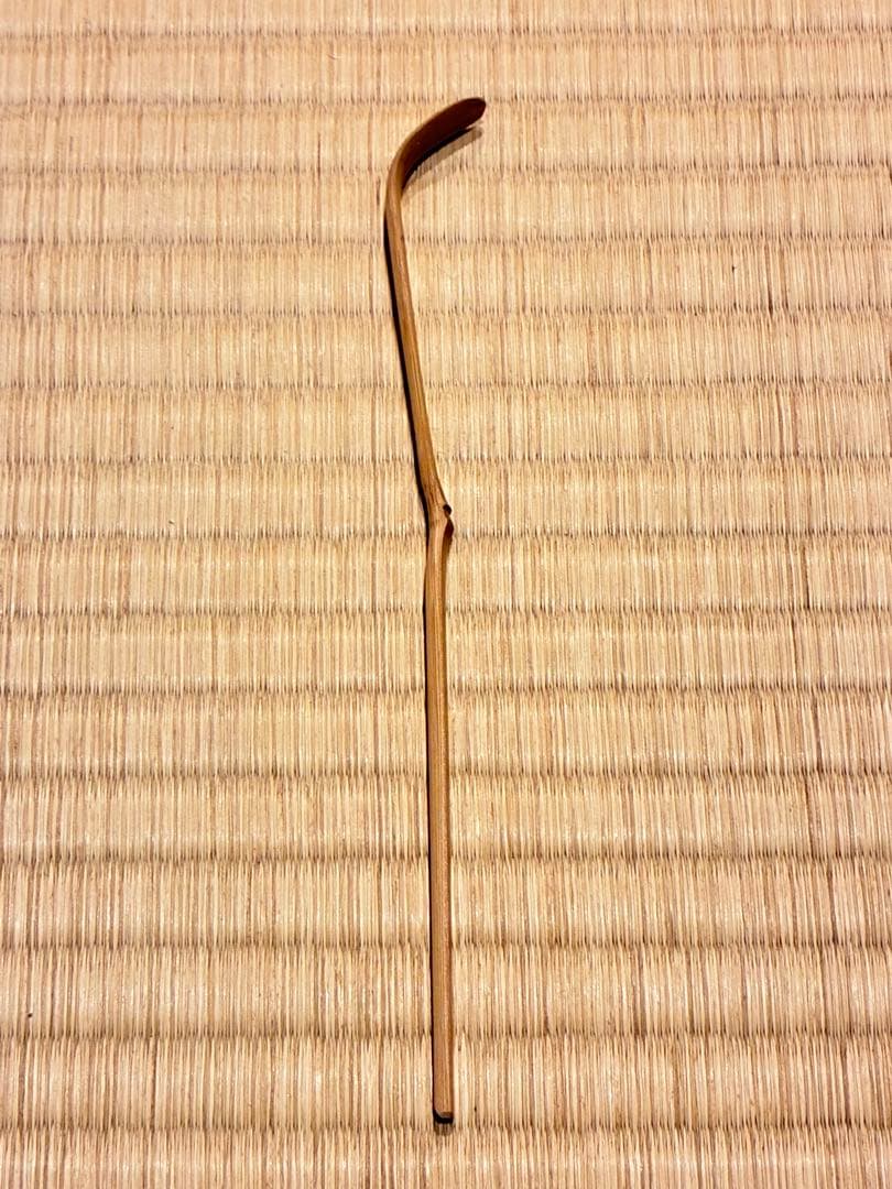 Daitokuji Zen Master Chashaku Fuyu Kodachi - Bamboo Tea Scoop with Signed Box