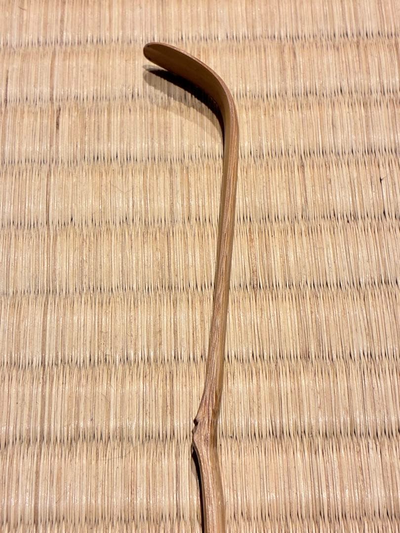 Daitokuji Zen Master Chashaku Fuyu Kodachi - Bamboo Tea Scoop with Signed Box