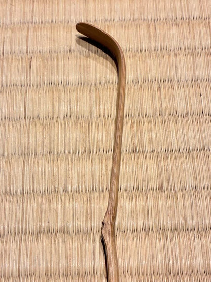 Daitokuji Zen Master Chashaku Fuyu Kodachi - Bamboo Tea Scoop with Signed Box
