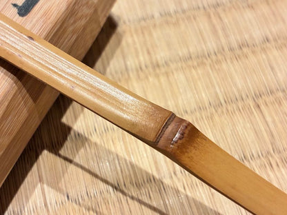 Daitokuji Zen Master Chashaku Fuyu Kodachi - Bamboo Tea Scoop with Signed Box