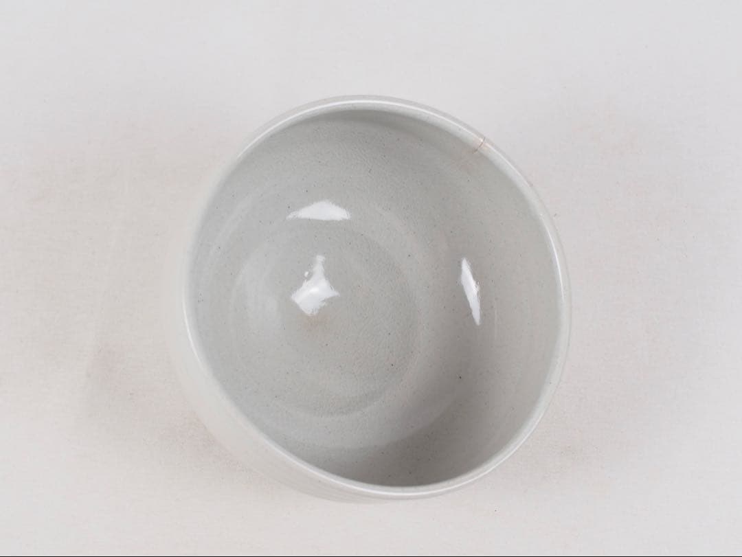 Shinshoji-yaki Chawan by Fujimoto Meisei with Zen Calligraphy, Signed Box