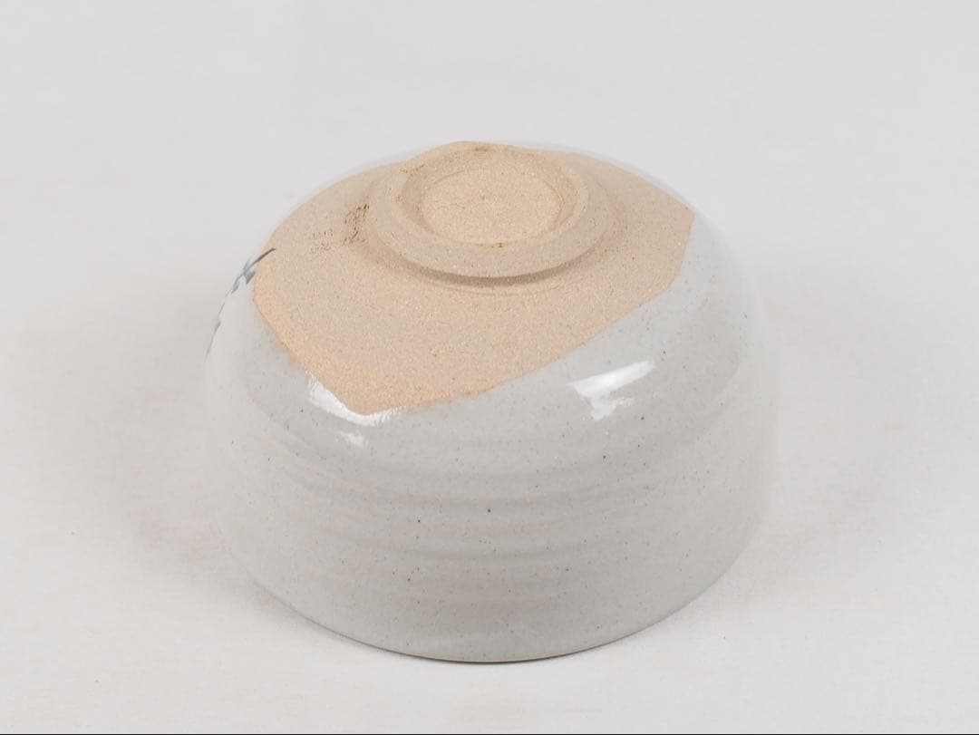 Shinshoji-yaki Chawan by Fujimoto Meisei with Zen Calligraphy, Signed Box